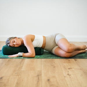 June & Juniper Yoga Bolster For Meditation And Support-Patronus Forest