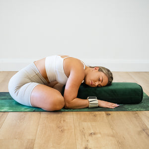 June & Juniper Yoga Bolster For Meditation And Support-Patronus Forest