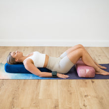 Load image into Gallery viewer, June &amp; Juniper Yoga Bolster For Meditation And Support-Ocean Breeze